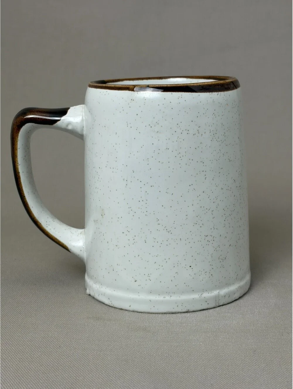 Vintage Busch Gardens The Old Country Coffee Mug Beer Stein Speckled Stoneware